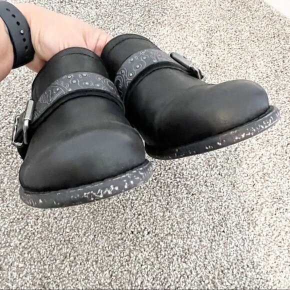 OTBT Straggler Leather Oxford Heel Shoes in Black Casual Academia Women's Size 6 - Picture 7 of 7